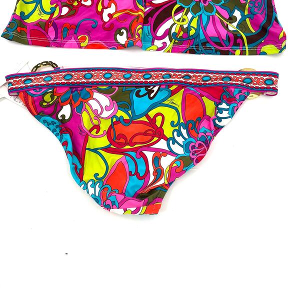 Trina Turk multicolor women’s swim tank top tankini and bikini set - Picture 10 of 12